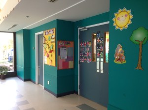 Pre school room entry to classroom